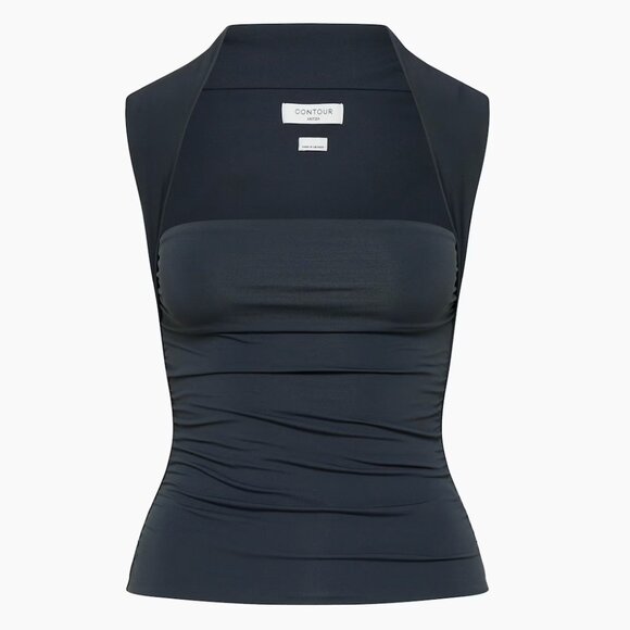 NWT Aritzia Original Contour top in Navy Size Small - Picture 1 of 4